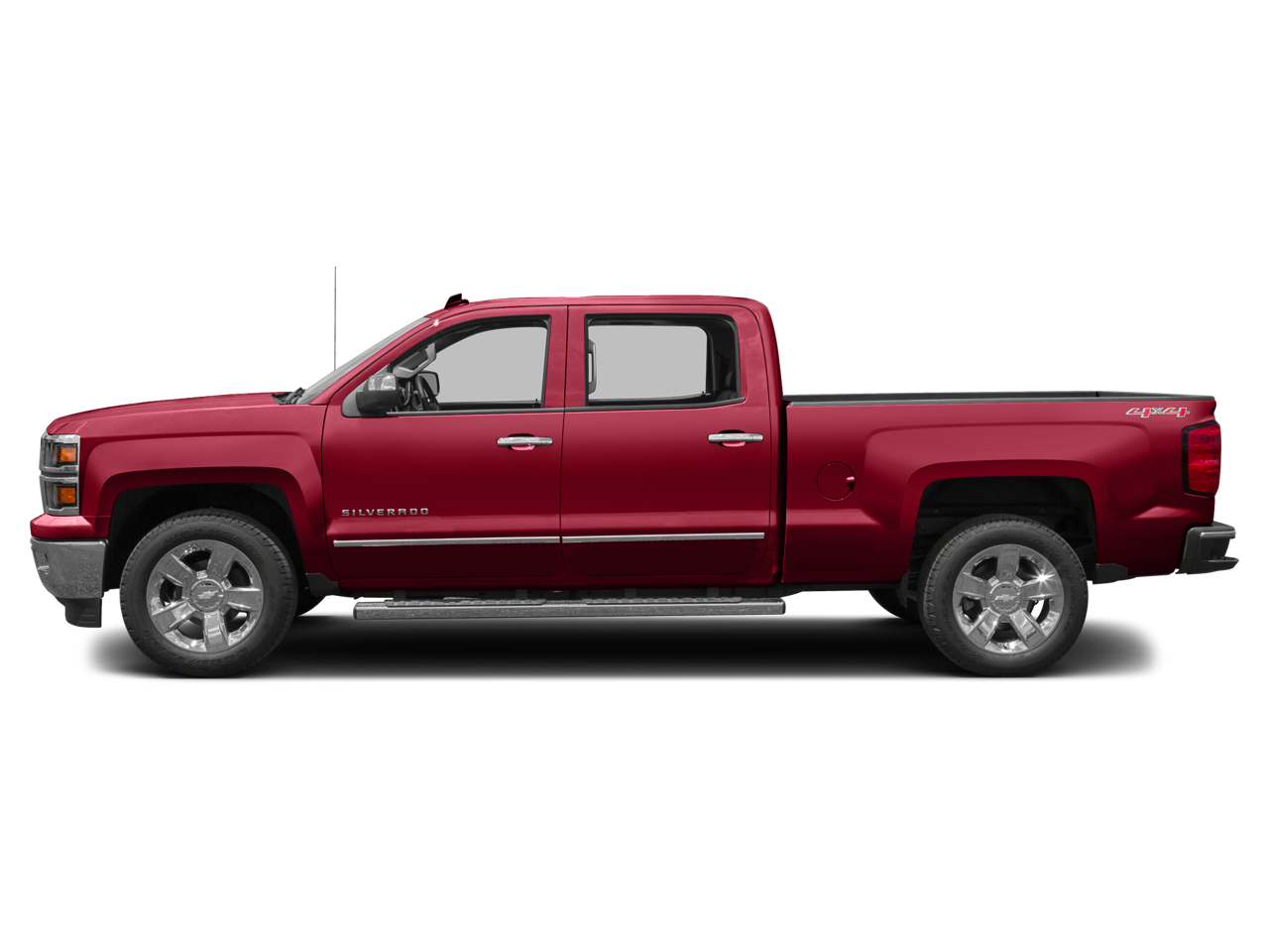 2015 Chevrolet Silverado 1500 — rear three-quarter view