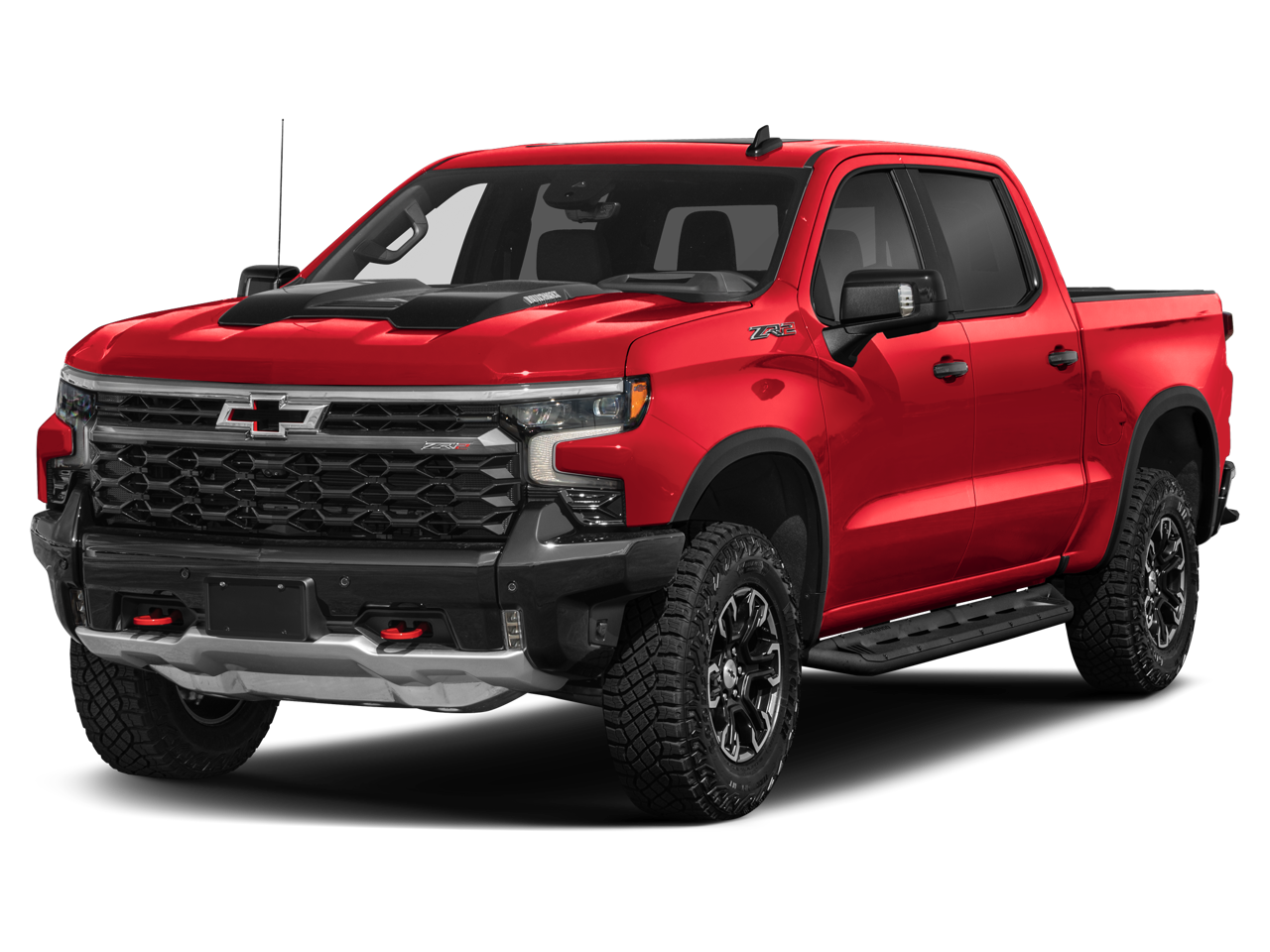 2026 Chevrolet Silverado 1500 ZR2 in Summit White — front three-quarter view