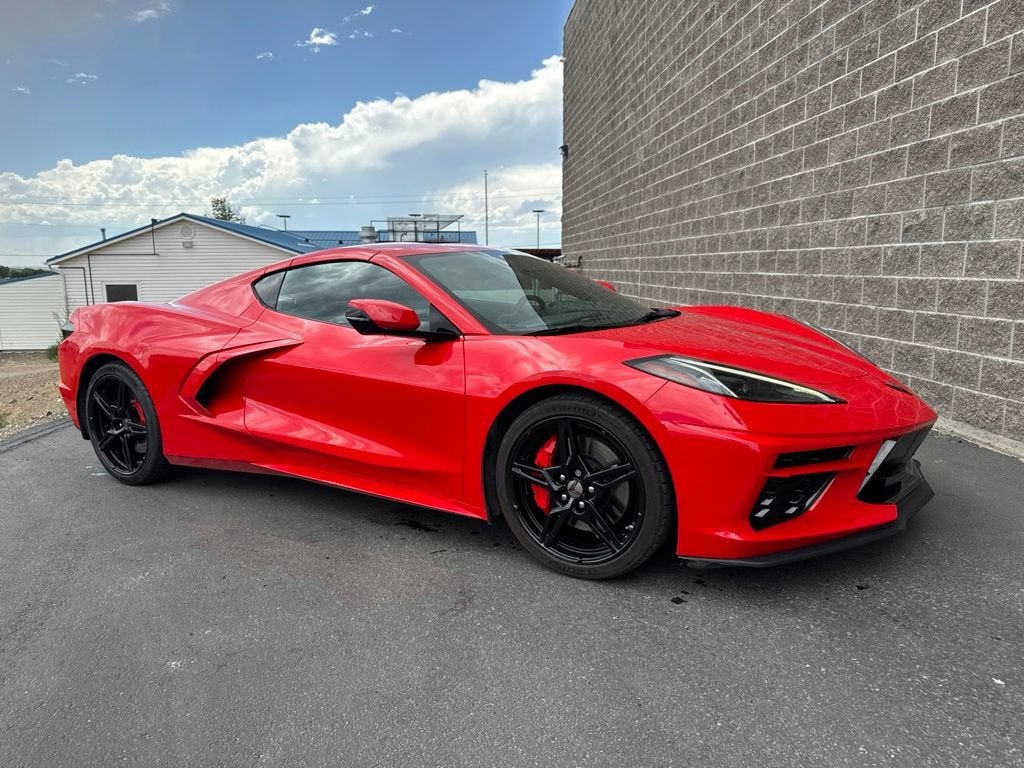 2020 Chevrolet Corvette Stingray 2LT in Torch Red — front three-quarter view