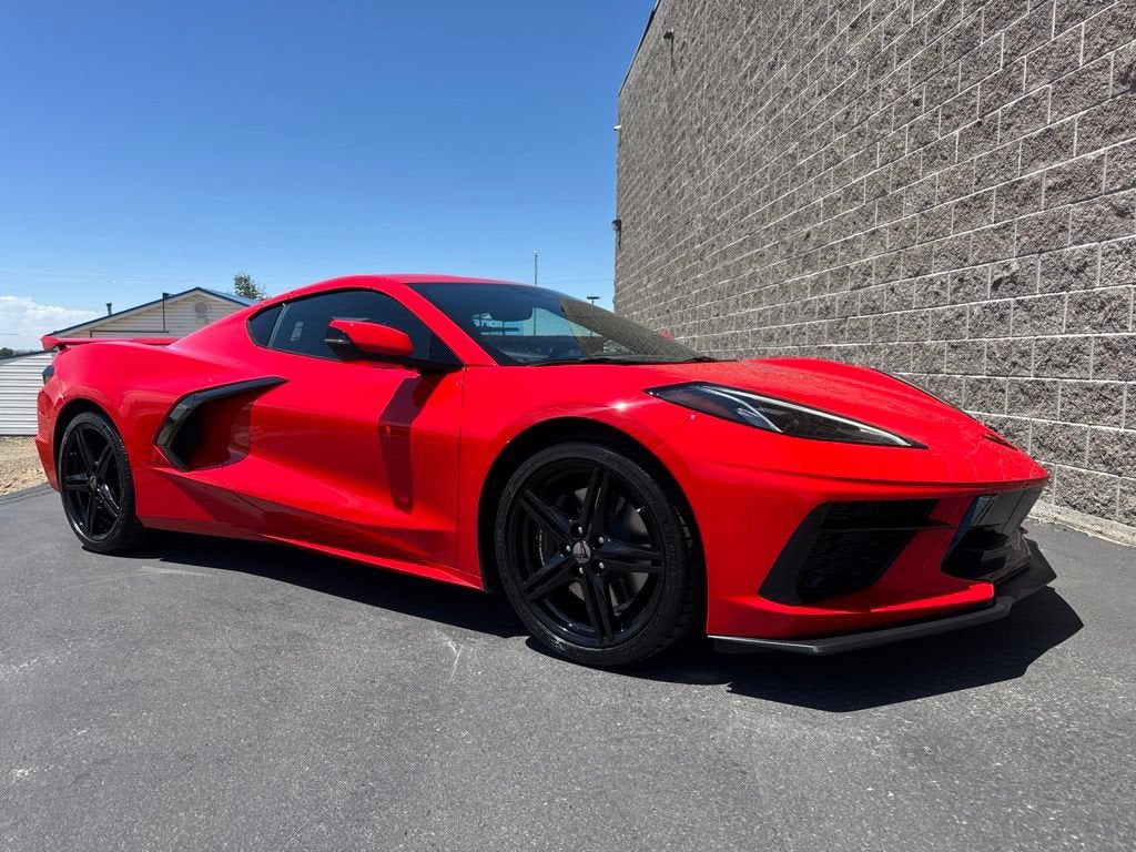 2026 Chevrolet Corvette Stingray 1LT in Torch Red — front three-quarter view