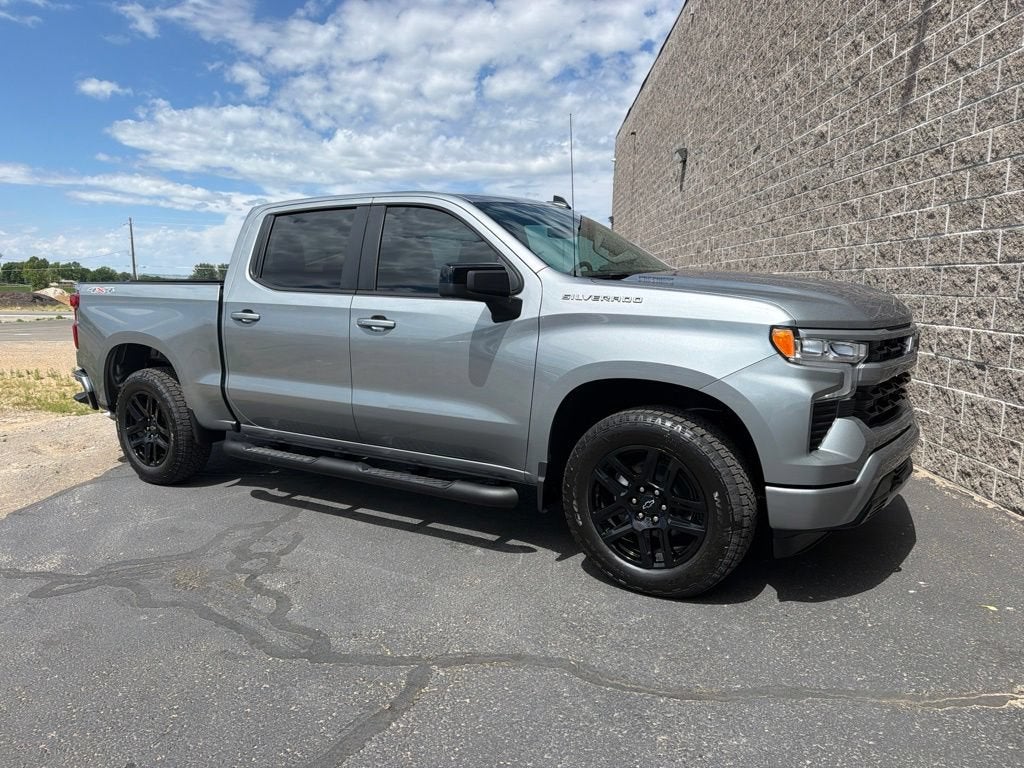 2026 Chevrolet Silverado 1500 RST in Sterling Gray Metallic — front three-quarter view