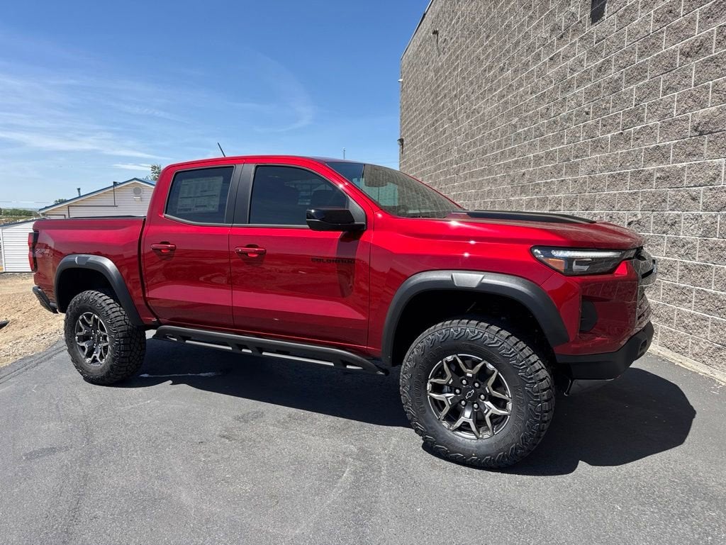 2026 Chevrolet Colorado ZR2 in Radiant Red Tintcoat — front three-quarter view