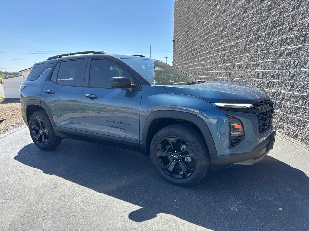 2026 Chevrolet Equinox LT in Lakeshore Blue Metallic — front three-quarter view
