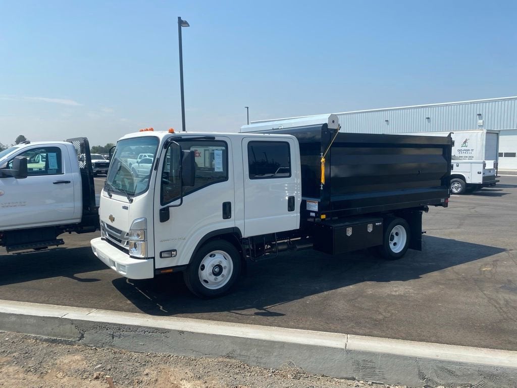 2025 Chevrolet Low Cab Forward 4500 HG BASE in Arc White — front three-quarter view